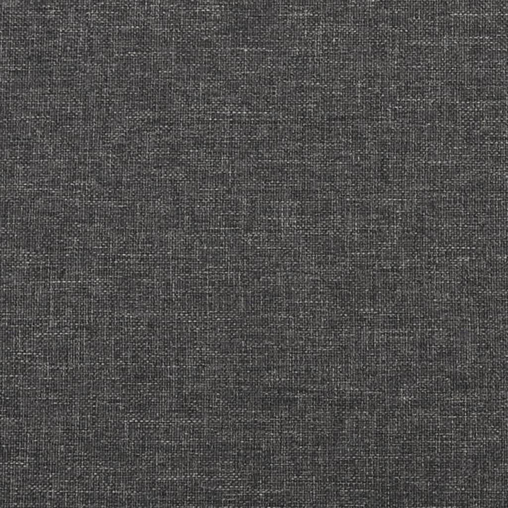 Schlafsofa 2-Sitzer Dunkelgrau Stoff