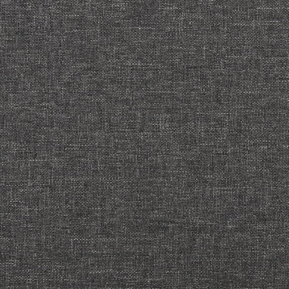 Schlafsofa 2-Sitzer Dunkelgrau Stoff