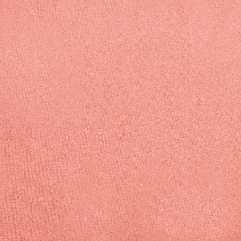 Schlafsofa 2-Sitzer Rosa Samt