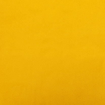 Schlafsofa 2-Sitzer Gelb Samt