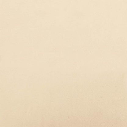 Schlafsofa 2-Sitzer Creme Samt