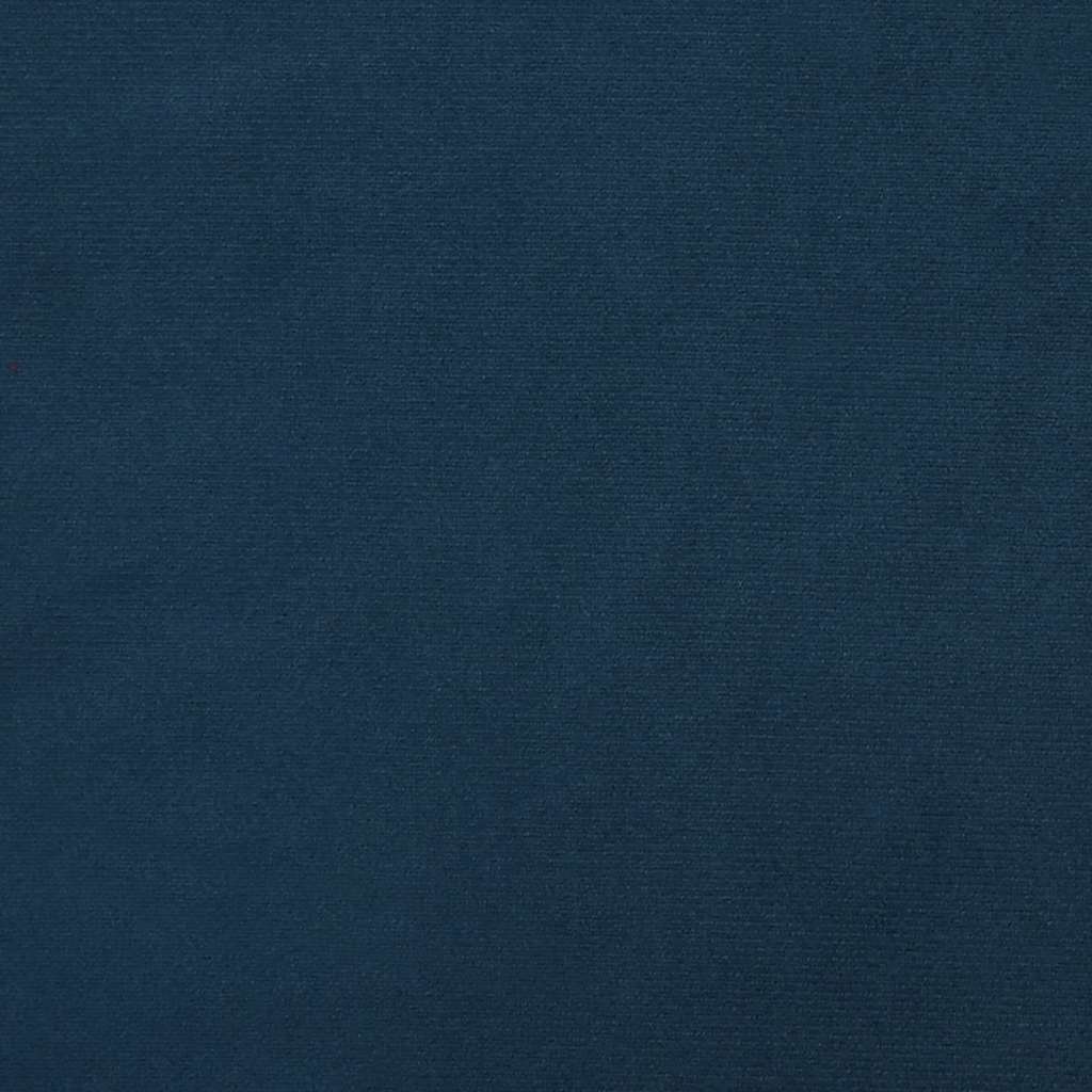 Schlafsofa 2-Sitzer Blau Samt