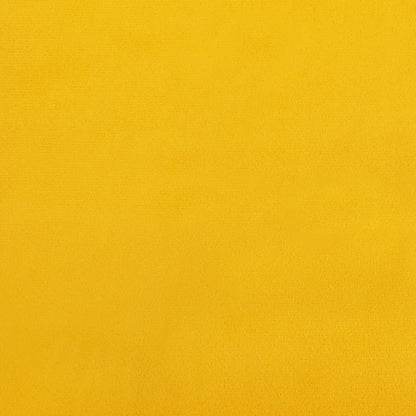 Schlafsofa 2-Sitzer Gelb Samt