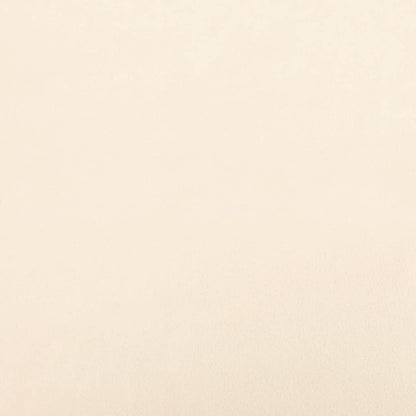 Schlafsofa 2-Sitzer Creme Samt