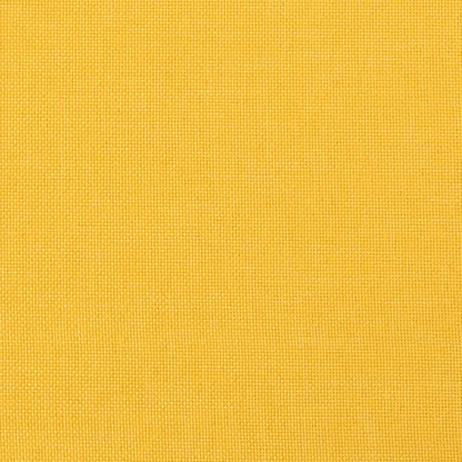 Schlafsofa 2-Sitzer mit 2 Kissen Gelb Stoff