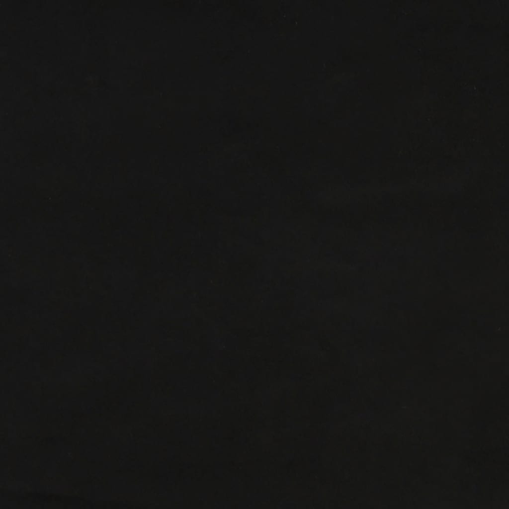 Schlafsofa 2-Sitzer Schwarz Samt