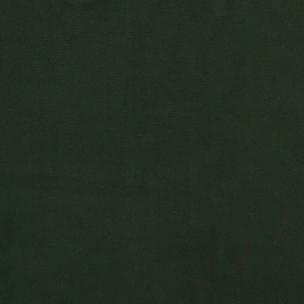 Schlafsofa 2-Sitzer Dunkelgrün Samt