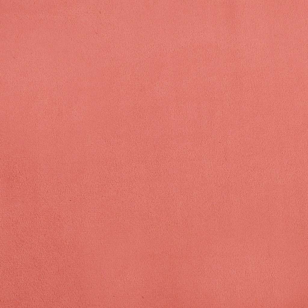 Schlafsofa 2-Sitzer Rosa Samt