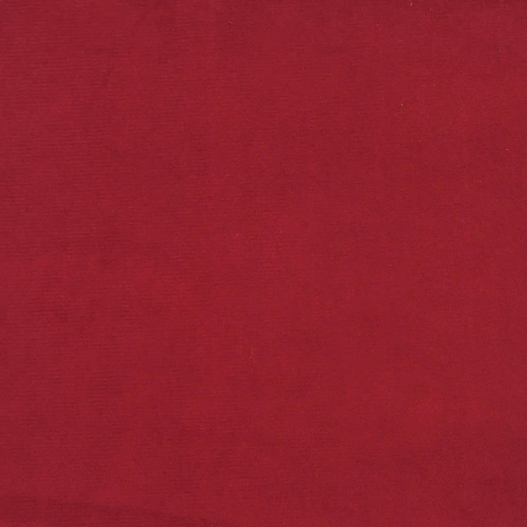 Schlafsofa 2-Sitzer Weinrot Samt