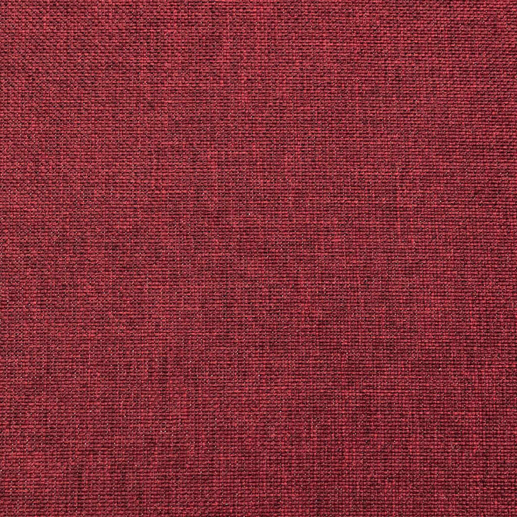 Schlafsofa 2-Sitzer mit 2 Kissen Weinrot Stoff