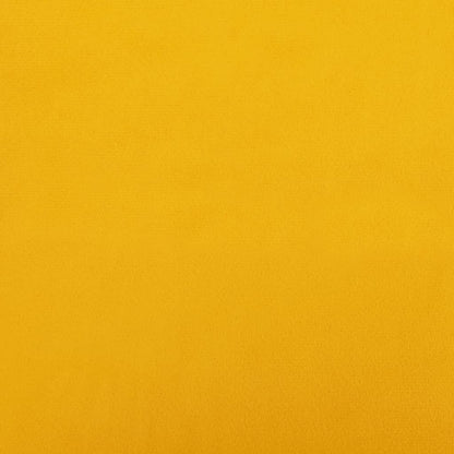 Schlafsofa 2-Sitzer mit 2 Kissen Gelb Samt