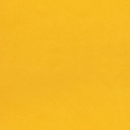 Schlafsofa 2-Sitzer mit 2 Kissen Gelb Samt