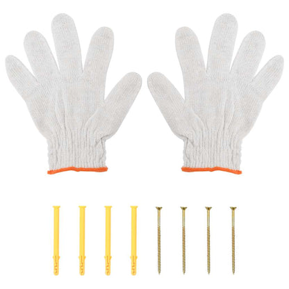 Wandregal 100x45x31 cm Silbern Edelstahl