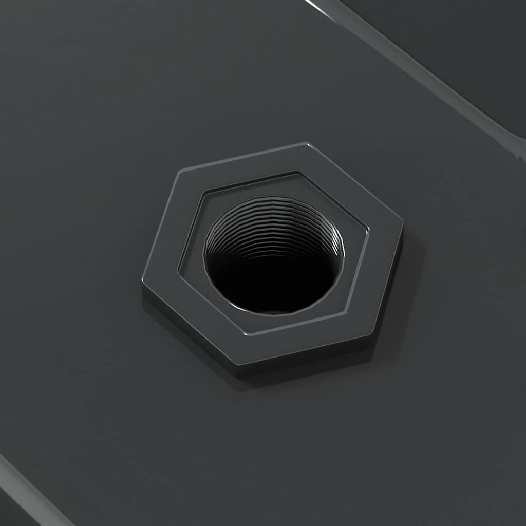 Wandregale 2 Stk. 50x30x3 cm Schwarz Edelstahl