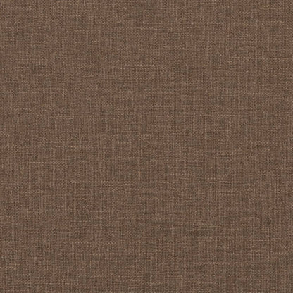 Chaiselongue mit Kissen Braun Stoff