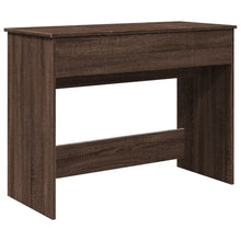 Schminktisch mit Spiegel Braun Eichen-Optik 100x45x76 cm