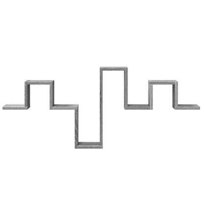 Wandregal Grau Sonoma 104,5x10x43 cm Holzwerkstoff