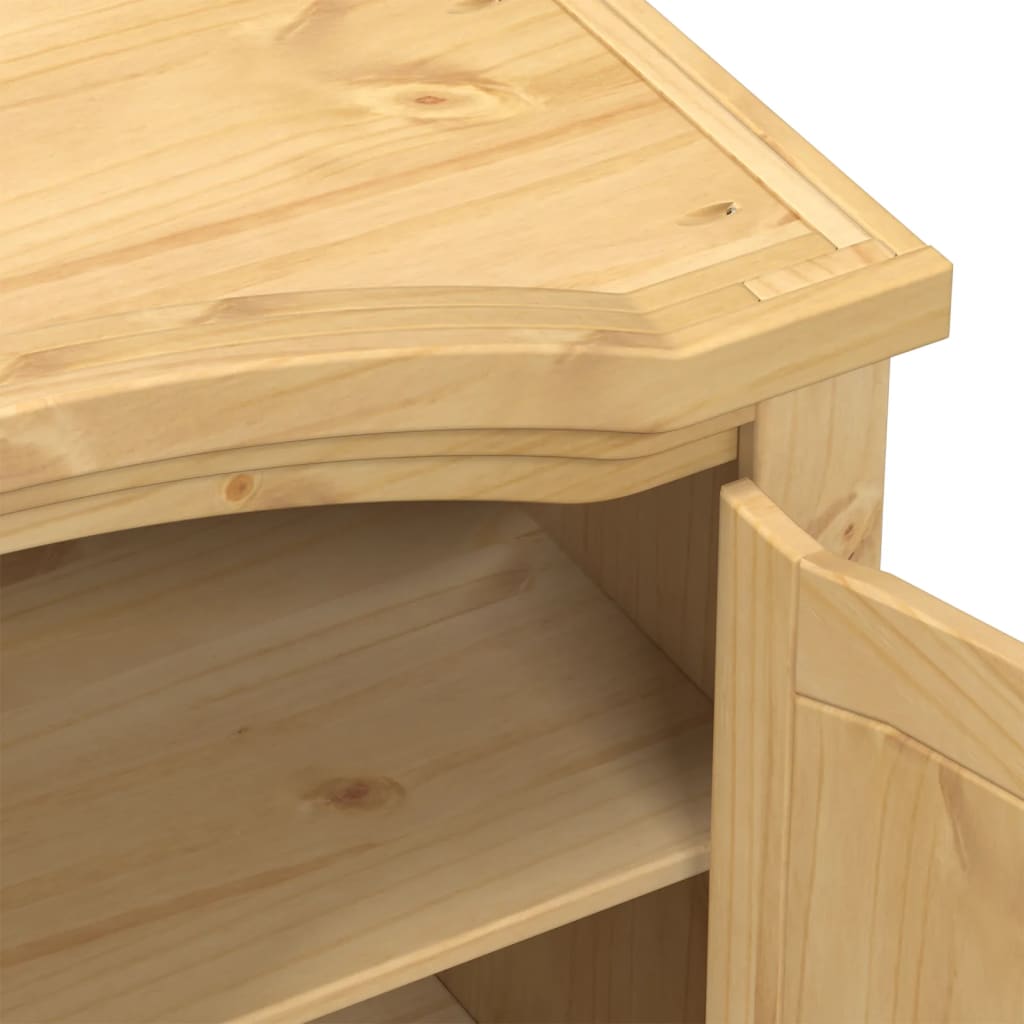 Kleiderschrank „Corona“ 101x52x170 cm Massivholz Kiefer