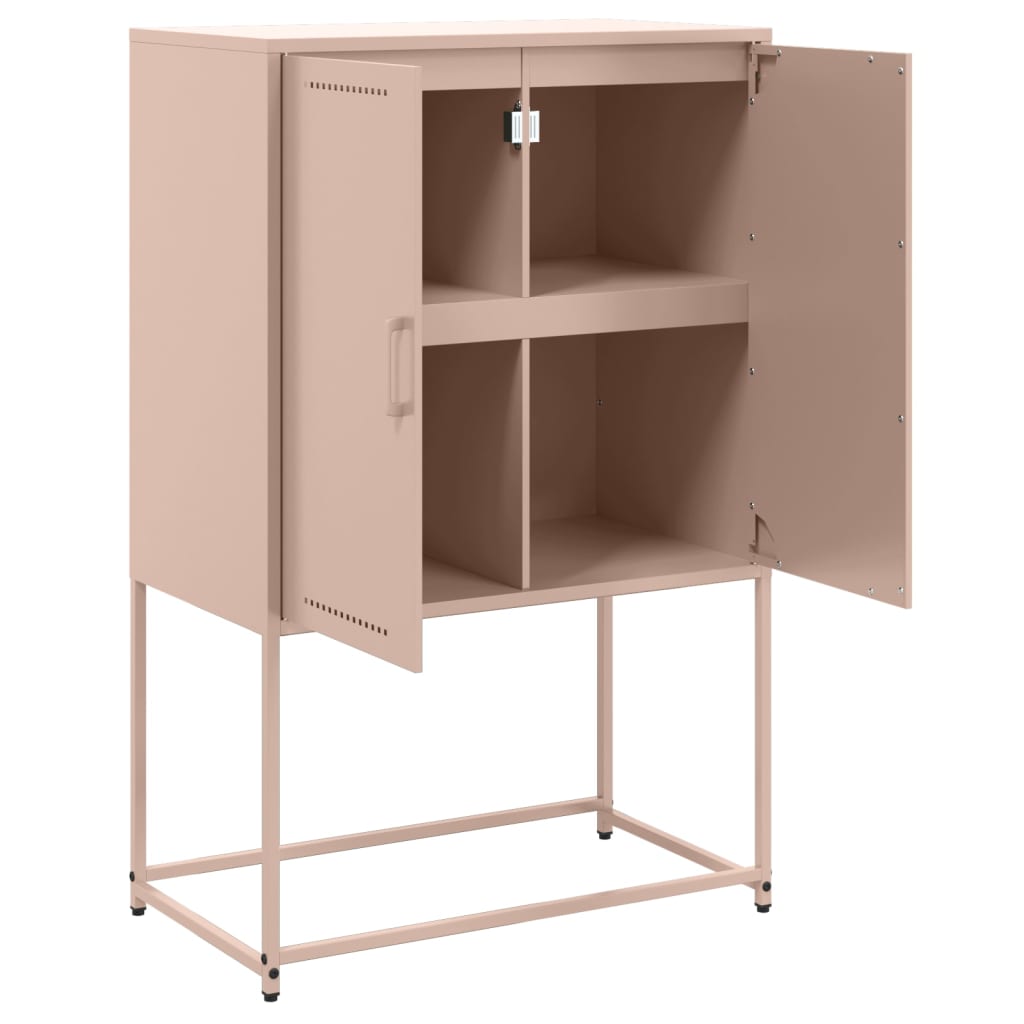 Highboard Rosa 68,5x38,5x107 cm Stahl