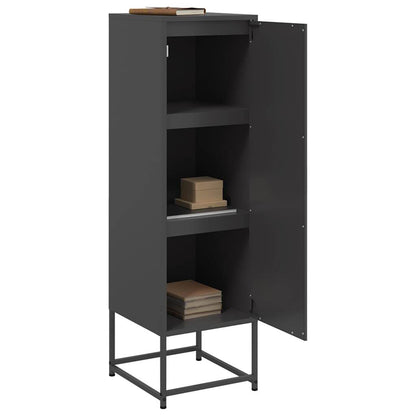 Highboard Schwarz 36x39x123 cm Stahl