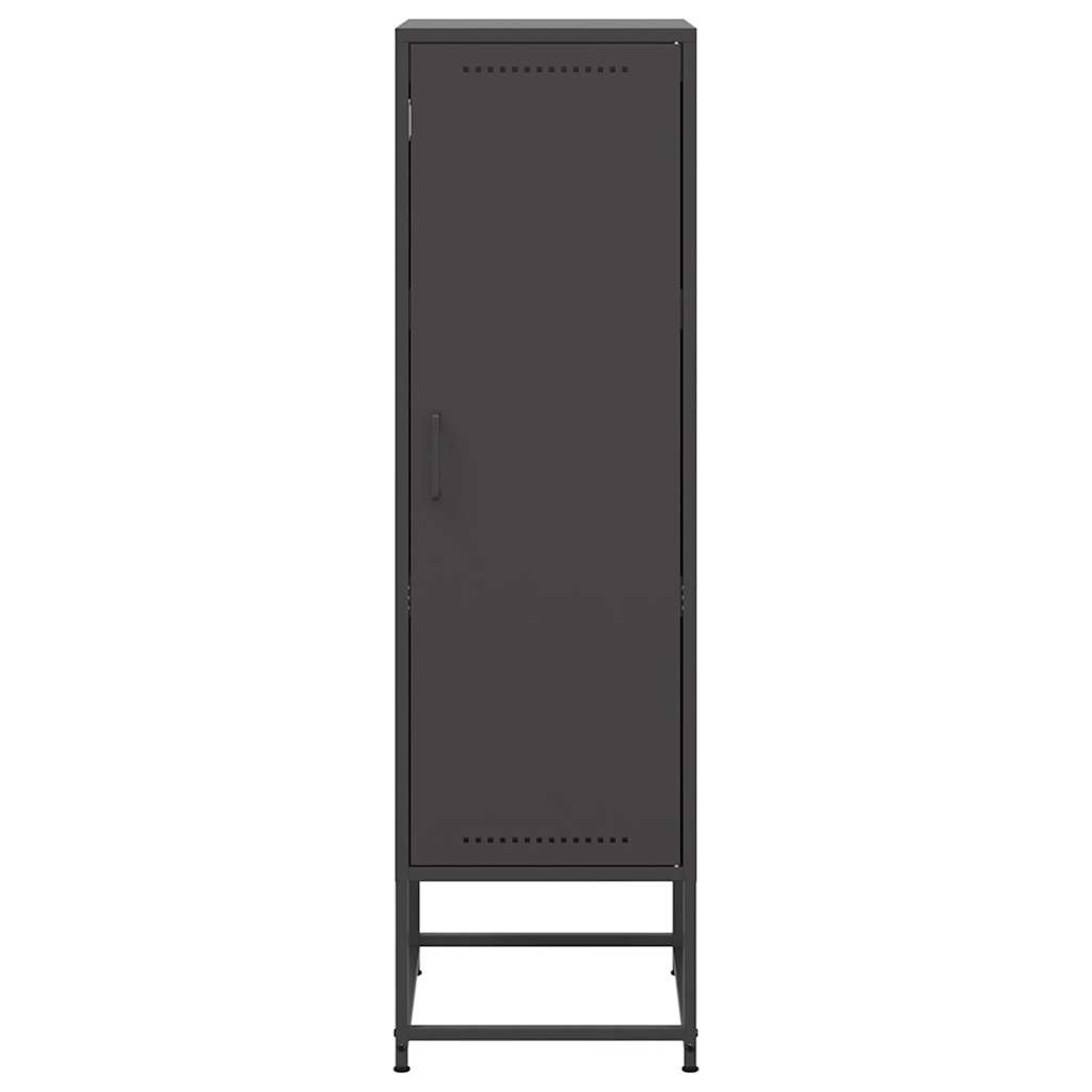Highboard Schwarz 36x39x123 cm Stahl
