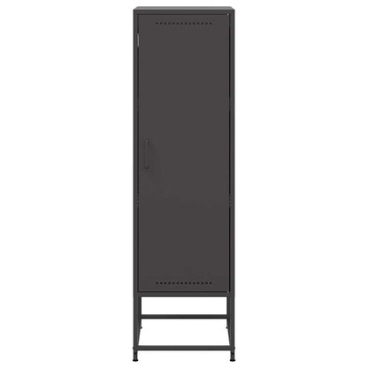 Highboard Schwarz 36x39x123 cm Stahl