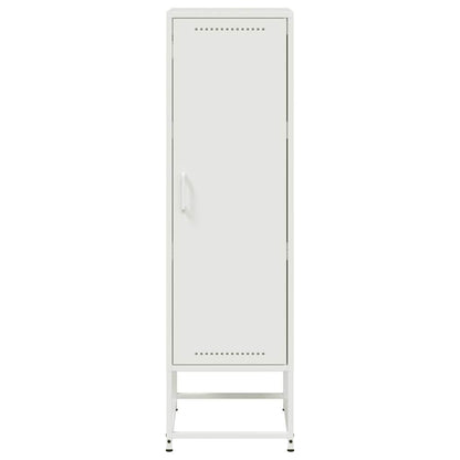 Highboard Weiß 36x39x123 cm Stahl