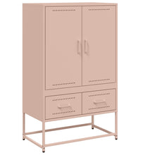 Highboard Rosa 68x39x111,5 cm Kaltgewalzter Stahl