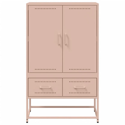 Highboard Rosa 68x39x111,5 cm Kaltgewalzter Stahl