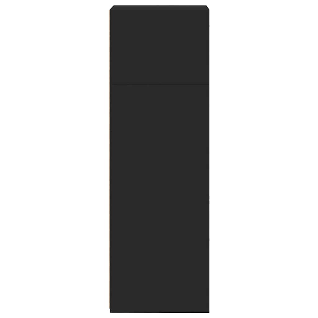 Highboard Schwarz 40x41x124 cm Holzwerkstoff