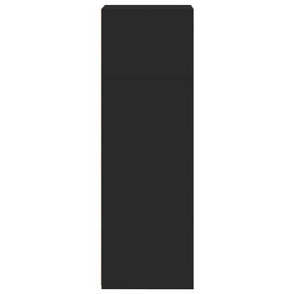 Highboard Schwarz 40x41x124 cm Holzwerkstoff