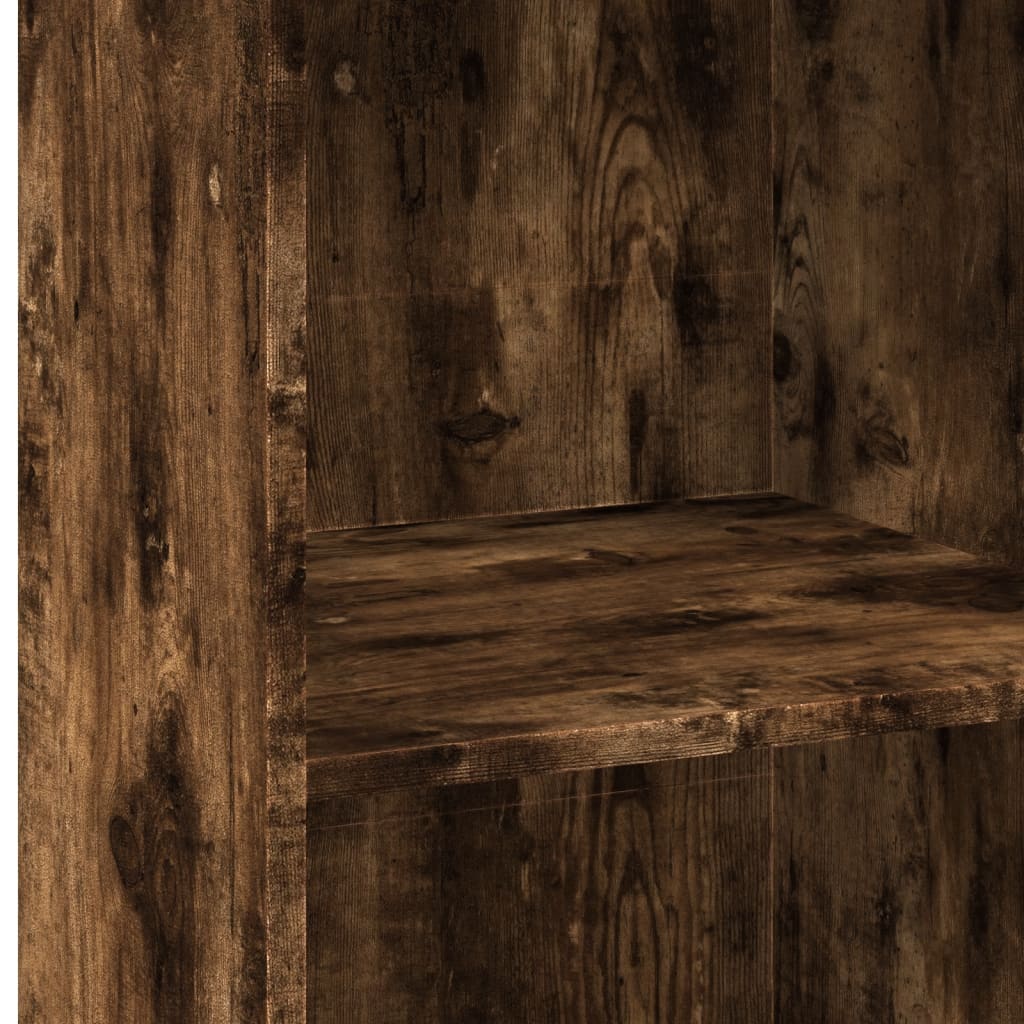 Highboard Räuchereiche 45x41x124 cm Holzwerkstoff