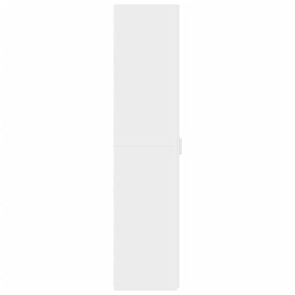 Highboard Weiß 30x42,5x185 cm Holzwerkstoff