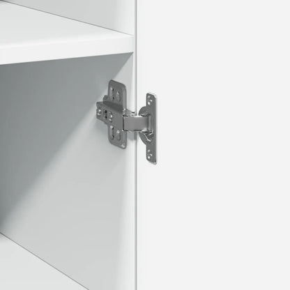 Highboard Weiß 30x42,5x185 cm Holzwerkstoff