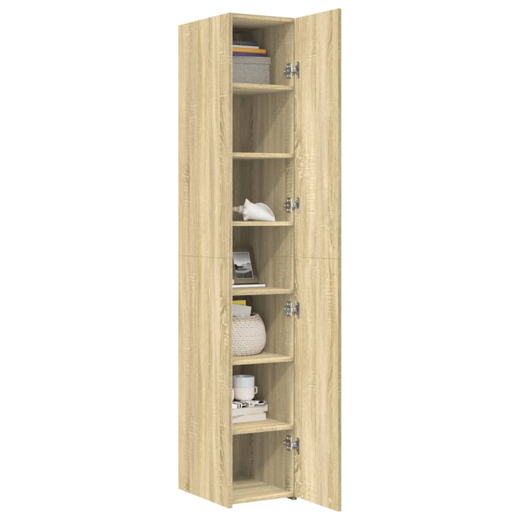 Highboard Sonoma-Eiche 30x42,5x185 cm Holzwerkstoff