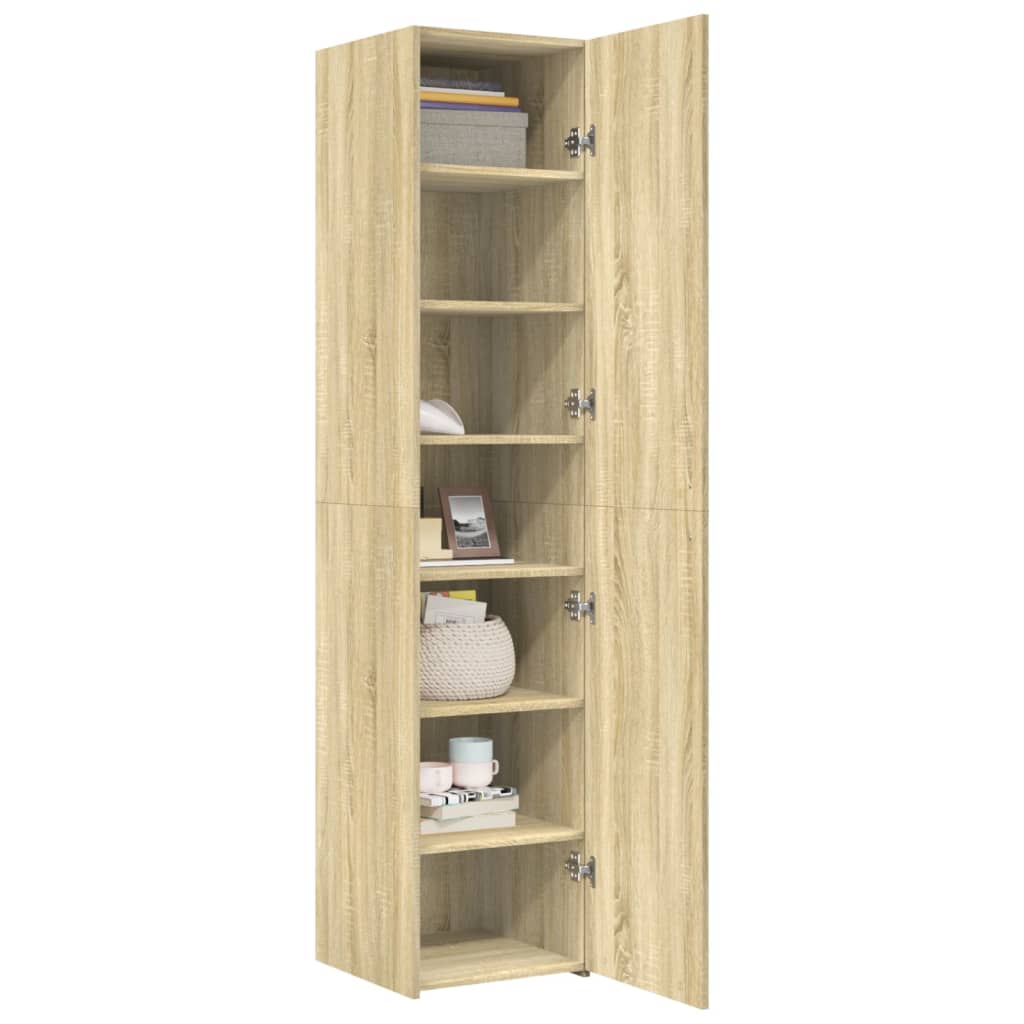 Highboard Sonoma-Eiche 40x42,5x185 cm Holzwerkstoff