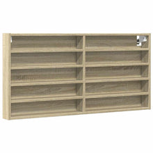 Vitrinenschrank Sonoma-Eiche 100x8,5x50 cm Holzwerkstoff