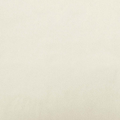 Chaiselongue mit Rechter Armlehne Creme Samt