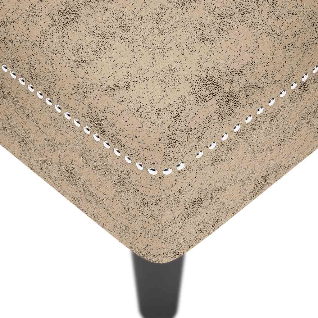 Chaiselongue mit Kissen Rechter Armlehne Hellgrau Kunstleder