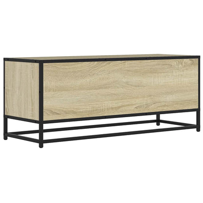 TV-Schrank Sonoma-Eiche 100x34,5x40 cm Holzwerkstoff und Metall