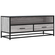 TV-Schrank Grau Sonoma 100x34,5x40 cm Holzwerkstoff und Metall