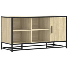 Schuhbank Sonoma-Eiche 100x40x53,5 cm Holzwerkstoff und Metall