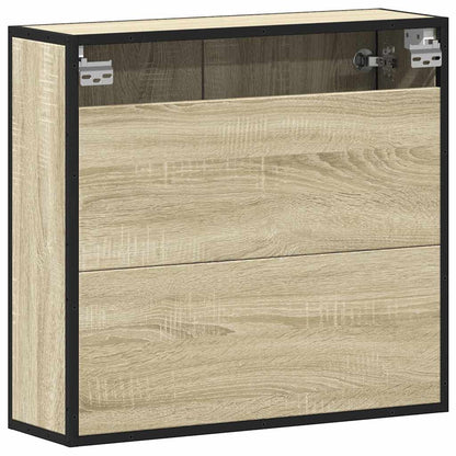Badezimmer-Spiegelschrank Sonoma-Eiche 65 x 20 x 60 cm Holzwerkstoff