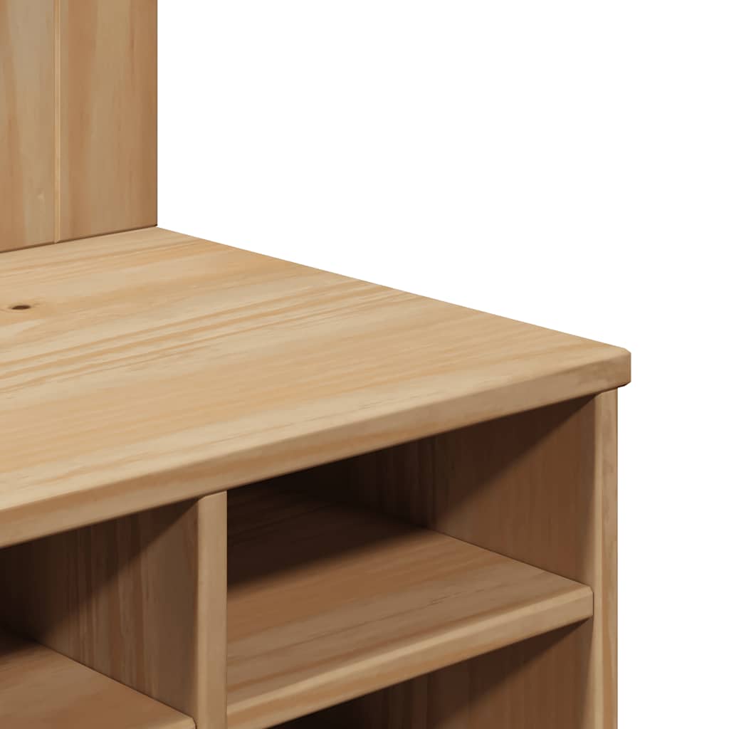 Flurgarderobe OTTA 50x40x160 cm Massivholz Kiefer