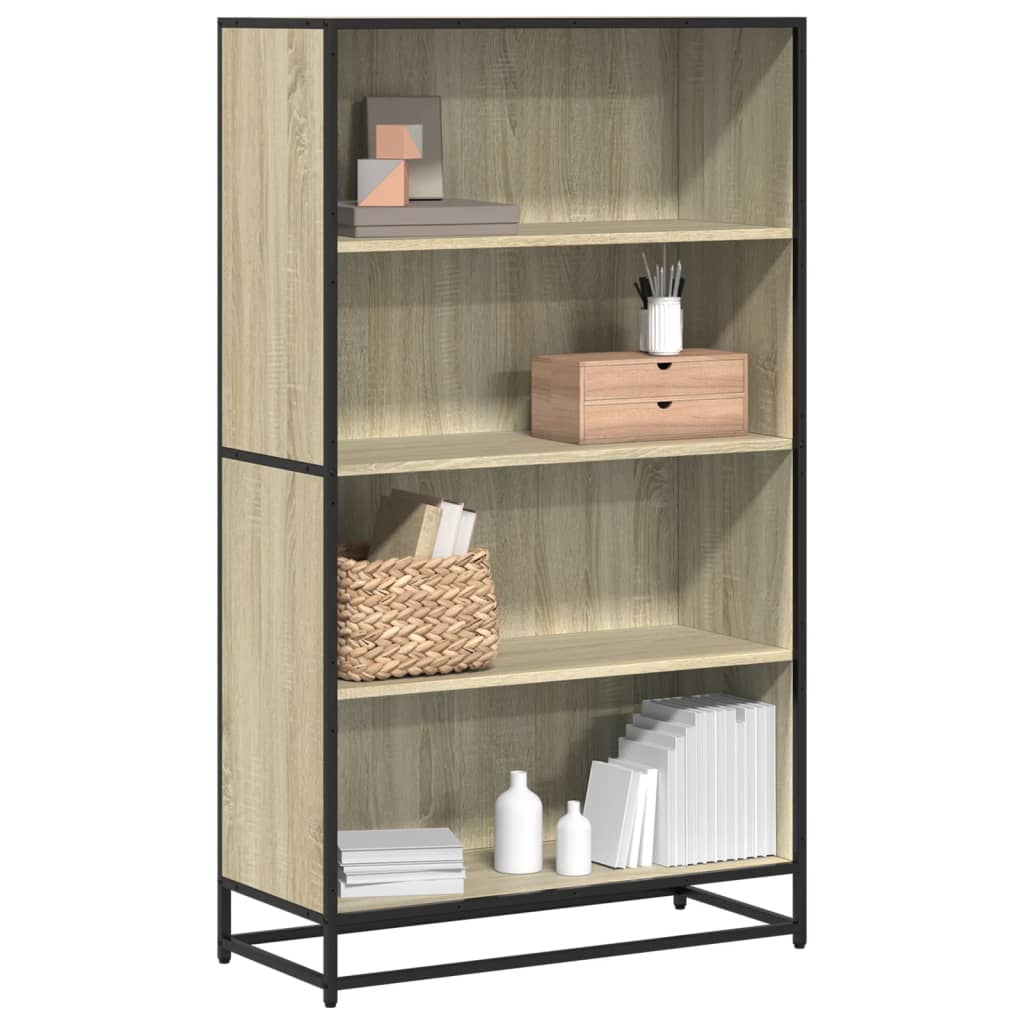 Bücherregal Sonoma-Eiche 80,5x35x139 cm Holzwerkstoff