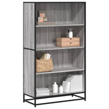 Bücherregal Grau Sonoma 80,5x35x139 cm Holzwerkstoff