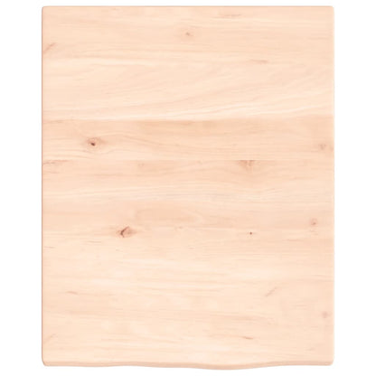 Waschtischplatte mit Halterung Stahl und Massivholz Eiche