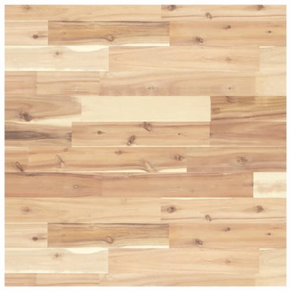 Waschbeckenregal Wandmontage Stahl und Akazienholz