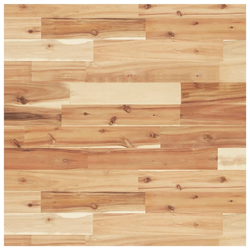 Waschbeckenregal Wandmontage Stahl und Akazienholz