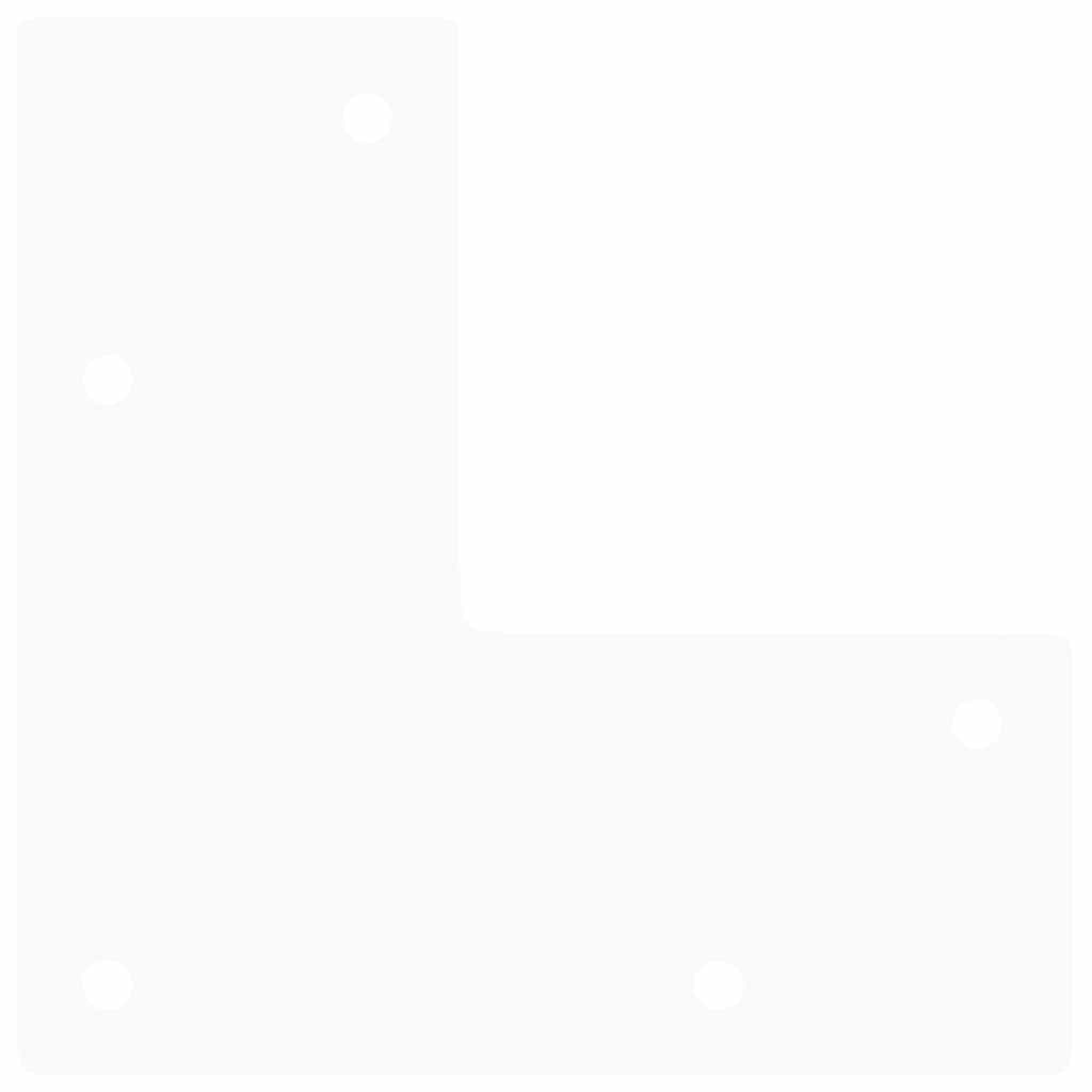 Haarnadelbeine für Couchtisch 4 Stk. Weiß 10 cm Massivstahl